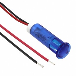 1 pcs : QS83XXB24 - INDICATOR 8MM FIXED BLU 24V WIRE