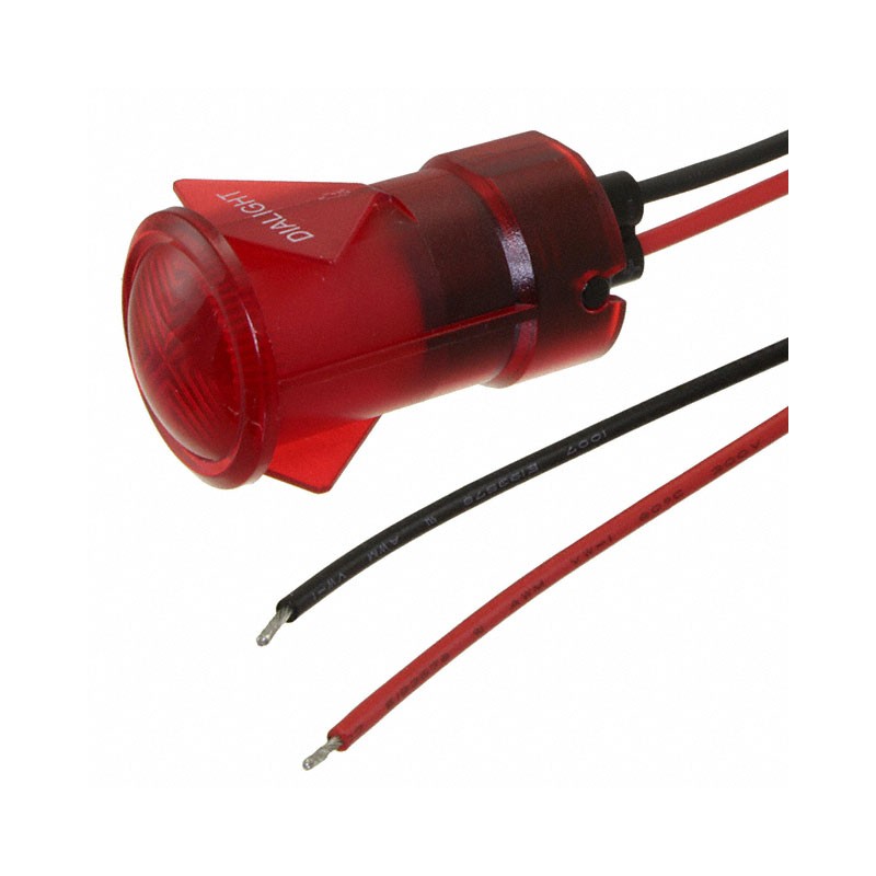 1 pcs : 6541104103F - 1/2' FLT SNAP RD 24VDC W/LEADS