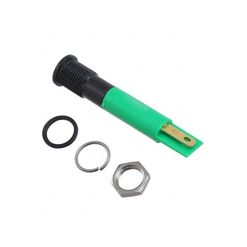1 pcs : Q8F1BXXG24E - INDICATOR 24V 8MM FLUSH GREEN