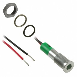 1 pcs : Q6F3CXXG24E - LED PANEL MOUNT INDICATOR GRN