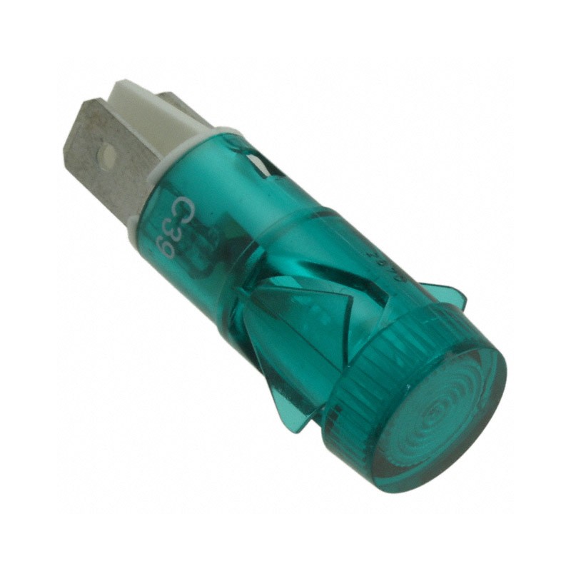 1 pcs : LE2870C5G - LED PNL MNT 125/250V GREEN