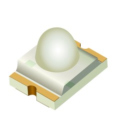 1 pcs : 597-3601-602F - LED BLUE 1209 SMD