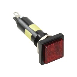 1 pcs : 6104132120F - LED PNL IND 10MM SQUARE RED POLY