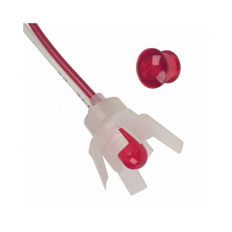 1 pcs : 5400A1 - LED RED 5/16' HOLE PANEL MOUNT