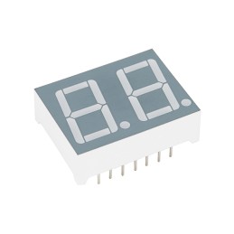 1 pcs : COM-13999 - DISPLAY 7SEG 0.56' DBL RGB 14DIP