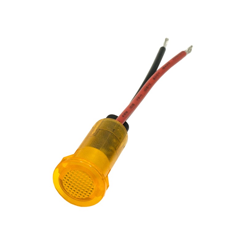 1 pcs : 6551303103F - LED PANEL INDICATOR YELLOW 12V