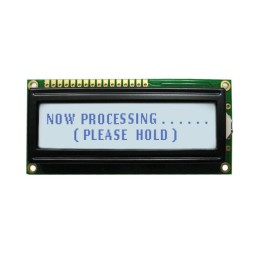1 pcs : NHD-0220GZ-FSW-GBW-L - LCD MOD 40DIG 20X2 TRANSFLCT WHT