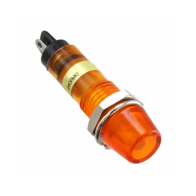 1 pcs : 6073332130F - LED PNL IND 7MM YLW INTERNL