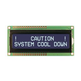 1 pcs : NHD-0216K1Z-NSW-FBW-L - LCD MOD 32DIG 16X2 TRANSMISV WHT