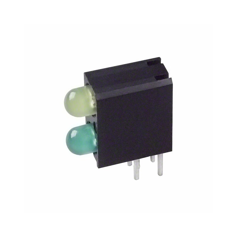 1 pcs : 5530332F - LED CBI 3MM BI-LVL GN/YL DIFF RA