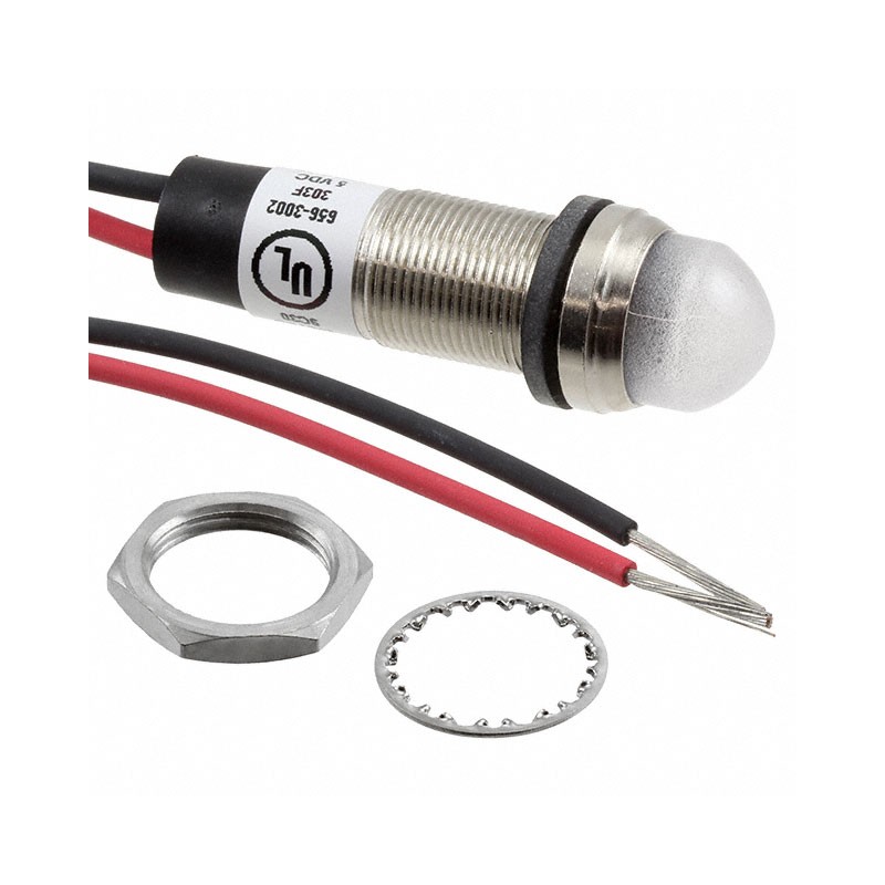 1 pcs : 6563122303F - 1/2' DOM R/G 5VDC W/LEAD