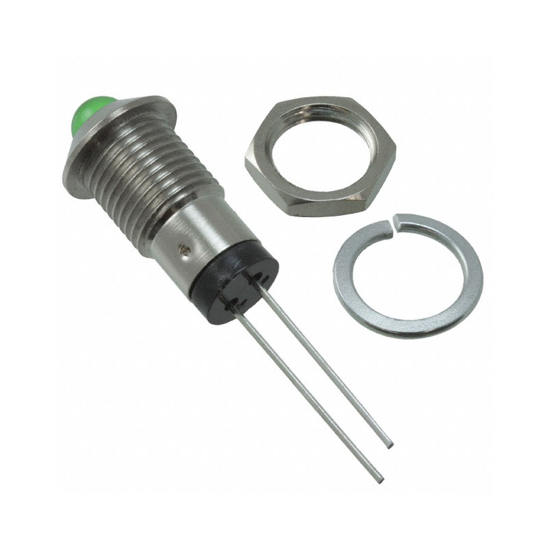 1 pcs : MPC5GD - LED ASSY PNL 5MM GRN DIFF 565NM