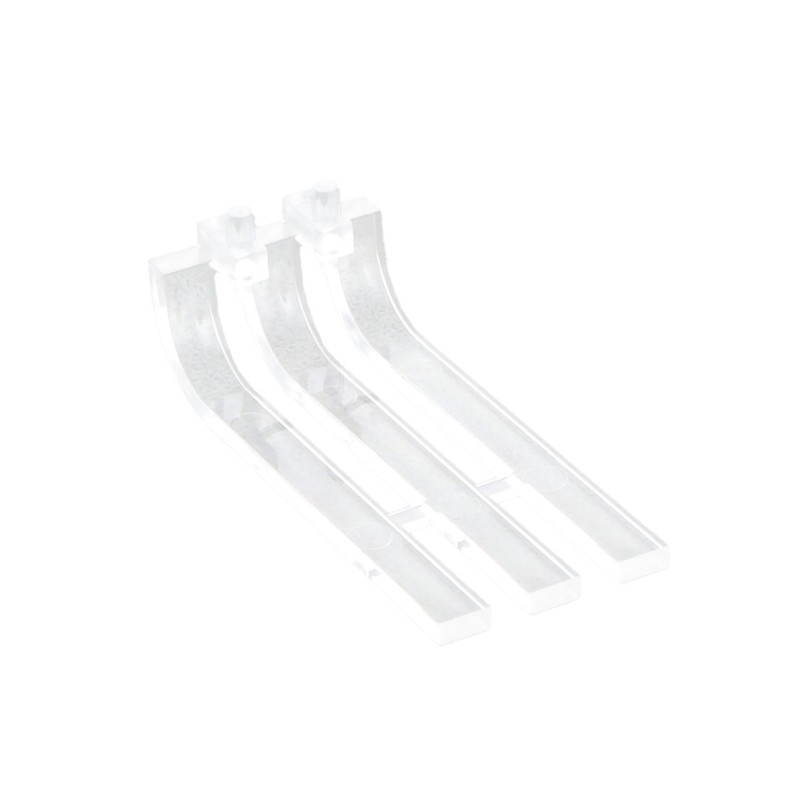 1 pcs : 5151078F - LIGHT PIPE 3 ELEMENT RJ45