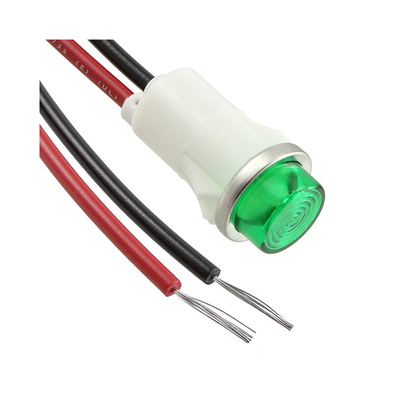 1 pcs : 1092C5-12V - LED PANEL INDICATOR GREEN 12V