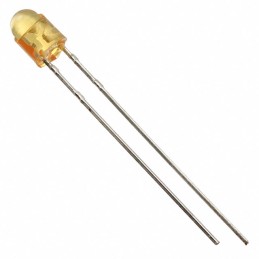 1 pcs : SLR-342DU3F - LED ORANGE DIFFUSED T-1 T/H