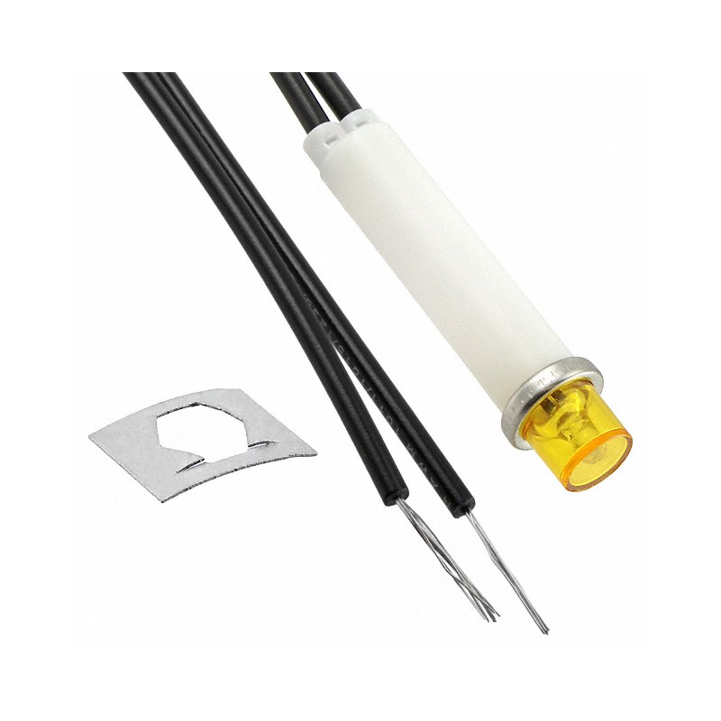 1 pcs : 2150A3 - LAMP NEON INCAND AMBER PNL MNT