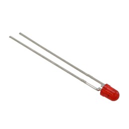 1 pcs : 5219215F - LED RED DIFFUSED 3MM T/H