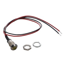 1 pcs : MPC5YTW12.0 - LED PANEL INDICATOR YLW 2V