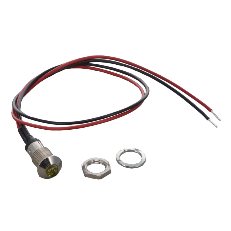 1 pcs : MPC5YTW12.0 - LED PANEL INDICATOR YLW 2V