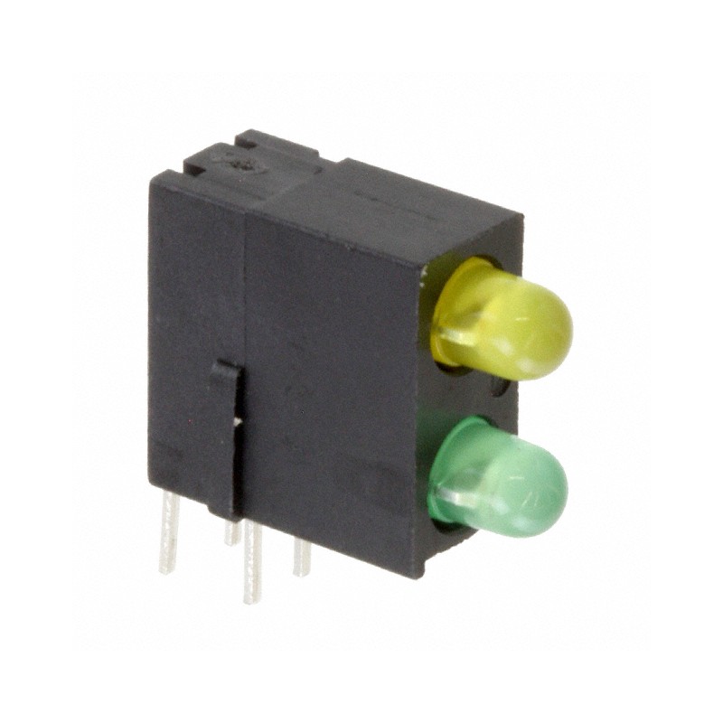1 pcs : 5530232400F - LED CBI 3MM BI-LVL GRN/YELLOW RA