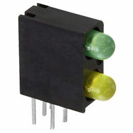 1 pcs : 5530323F - LED CBI 3MM BI-LVL GRN/YELLOW RA