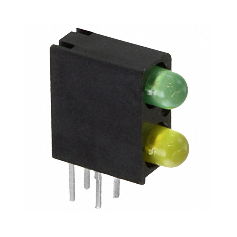 1 pcs : 5530323F - LED CBI 3MM BI-LVL GRN/YELLOW RA