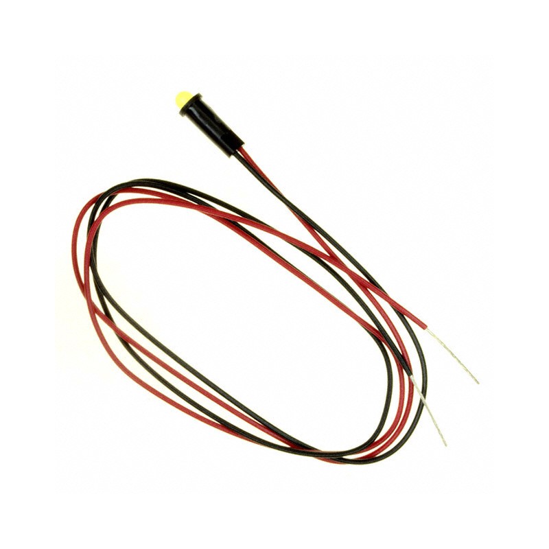 1 pcs : 5580301007F - IND SNAP-IN PANEL MNT 585NM YLW