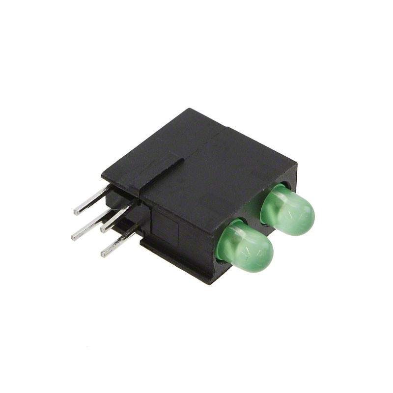 1 pcs : 5530222400F - LED CBI 3MM BI-LVL GREEN RA