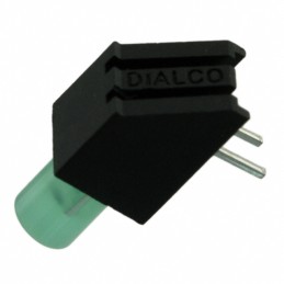 1 pcs : 5506207F - LED CBI 4MM GREEN DIFF RA