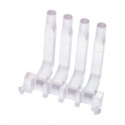 1 pcs : LPF-C041303S - LIGHT PIPE 2.8MM 4POS RA SMD