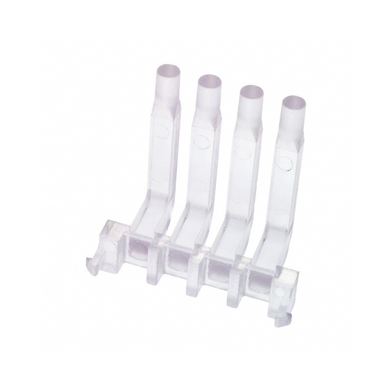 1 pcs : LPF-C041303S - LIGHT PIPE 2.8MM 4POS RA SMD