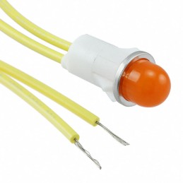 1 pcs : 1090A3-12V - INDICATOR INCAND AMBER PANEL MNT