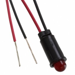 1 pcs : 5590103027F - LED PMI SNAP-IN RED PVC FREE