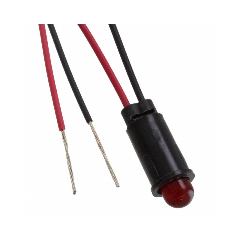 1 pcs : 5590103027F - LED PMI SNAP-IN RED PVC FREE