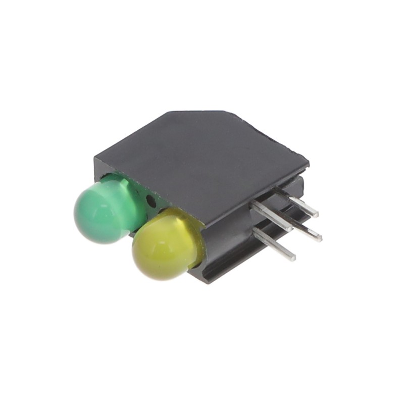 1 pcs : 5520223F - LED CBI 5MM BI-LVL GRN/YELLOW RA