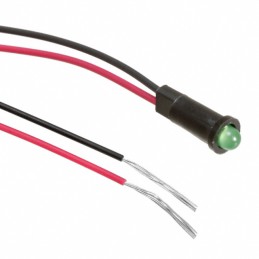 1 pcs : 5581301027F - LED PMI SNAP-IN GREEN PVC FREE