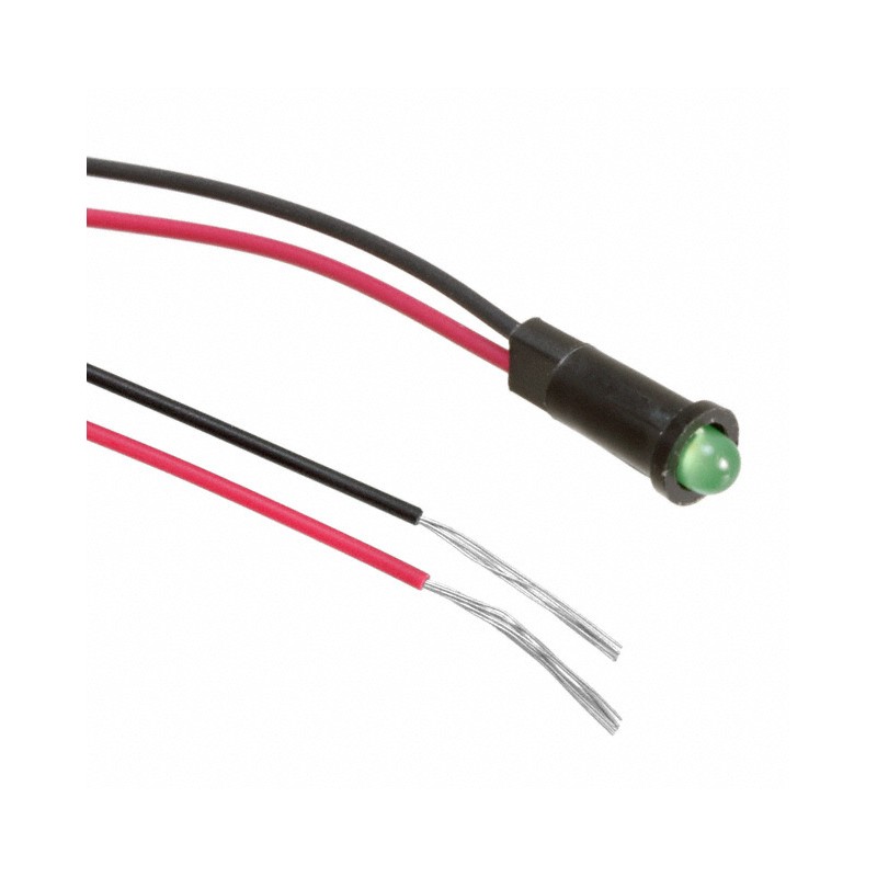 1 pcs : 5581301027F - LED PMI SNAP-IN GREEN PVC FREE