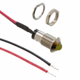 1 pcs : MPC5YDW12.0 - LED PANEL INDICATOR YLW 2V