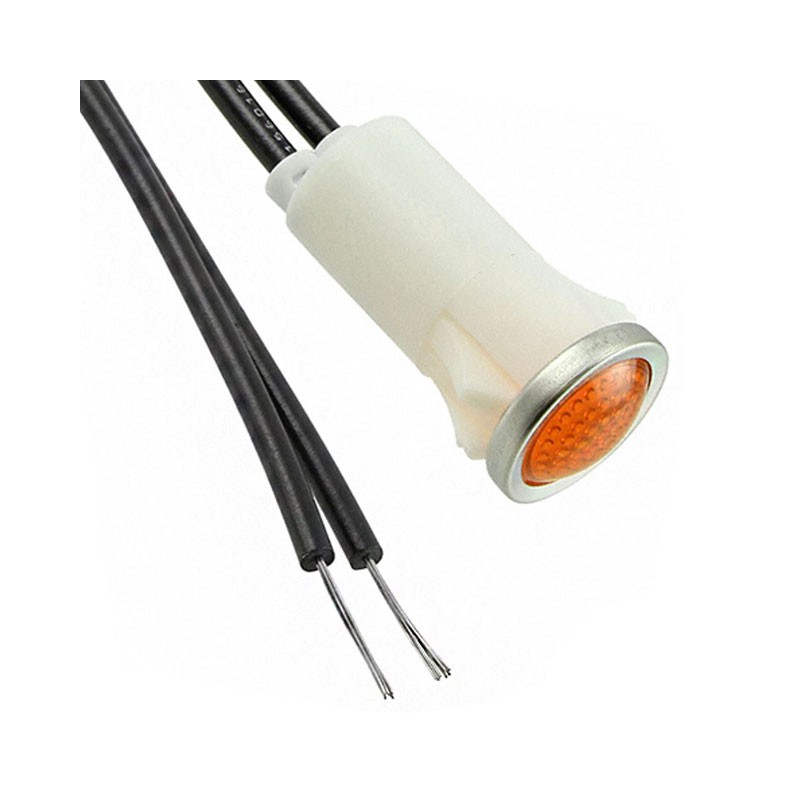 1 pcs : 1031D3 - INDICATOR NEON AMBER PANEL MNT