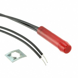 1 pcs : 6063-001-634R - NEON PANEL INDICATOR RED 125V