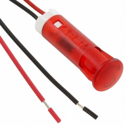 1 pcs : QS83XXHR220 - INDICATOR 8MM FIXED HI RED 220V