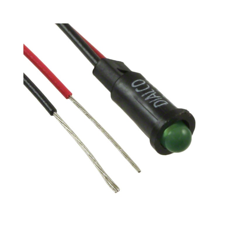 1 pcs : 5581301003F - LED PMI SNAP-IN 565NM GRN .156'