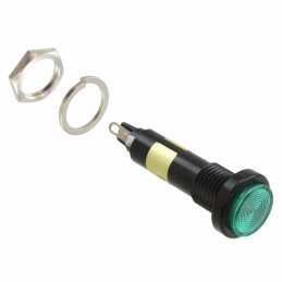 1 pcs : 6103232120F - LED PNL IND 10MM ROUND GRN POLY