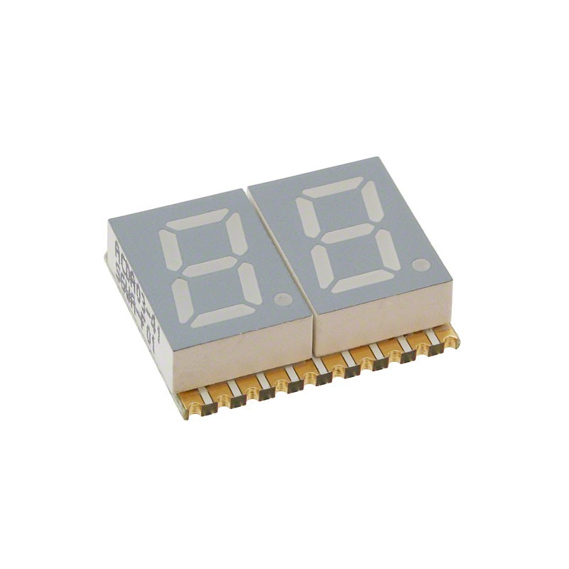 1 pcs : ACDA03-41SGWA-F01 - DISPLAY 7SEG 0.3' DBL GRN 20SMD