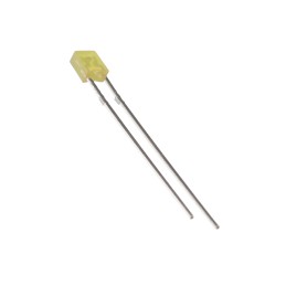1 pcs : R3YD - LED YELLOW DIFFUSED T/H