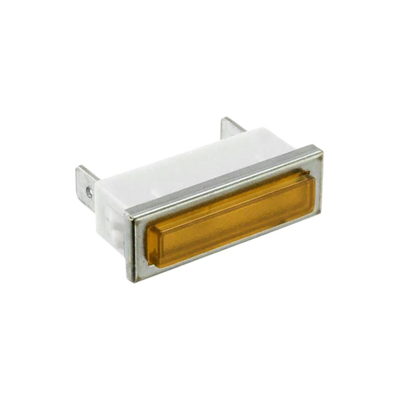 1 pcs : 2390QD3-28V - INDICATOR NEON AMBER PANEL MNT