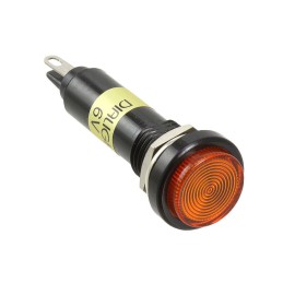 1 pcs : 6103332120F - LED PNL IND 10MM ROUND YLW POLY