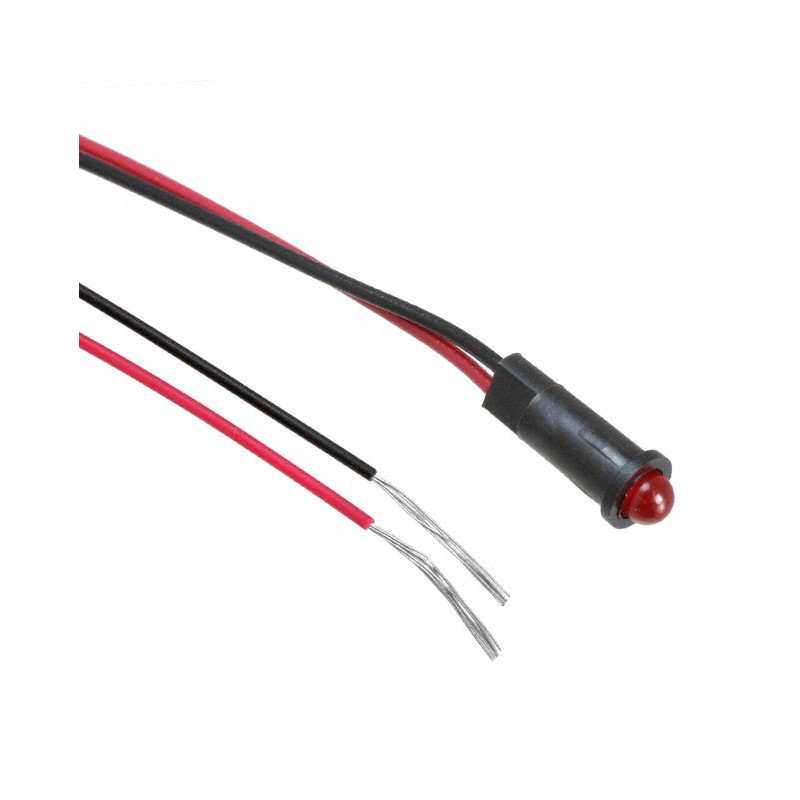 1 pcs : 5580101003F - LED PANEL IND RED DIFF SNAP-IN