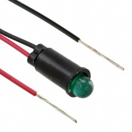 1 pcs : 5590202027F - LED PMI SNAP-IN GRN PVC FREE