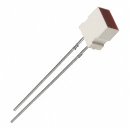 1 pcs : MV57124A - LED RED DIFFUSED RECTANGULAR T/H